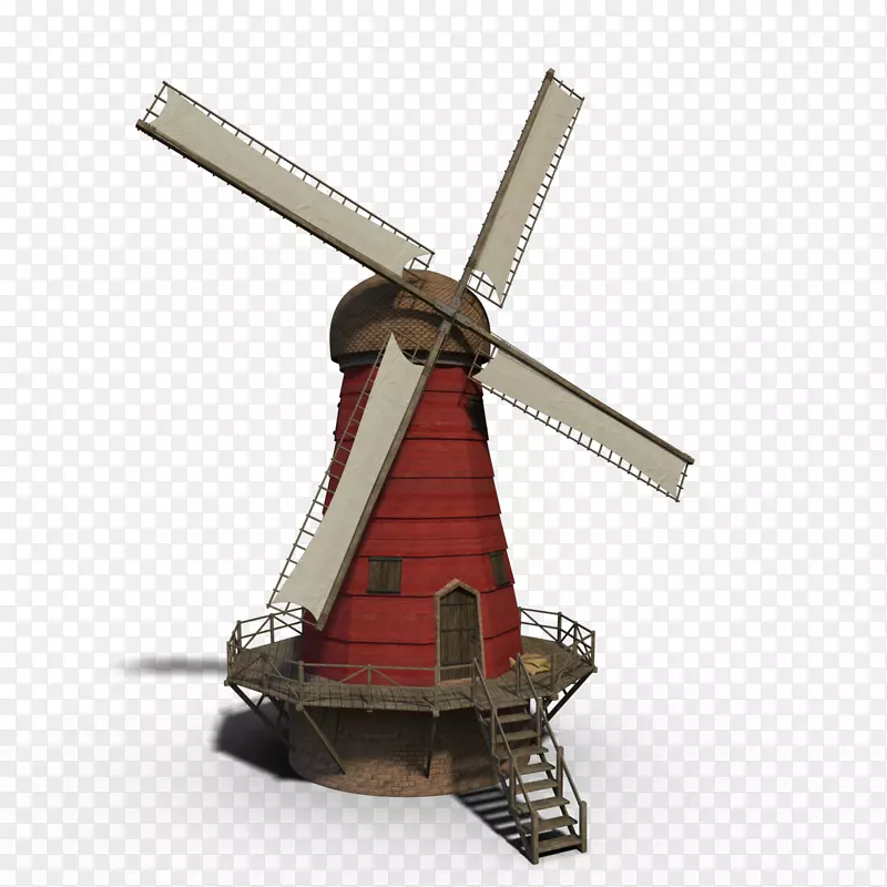风车建筑性能模型-风车