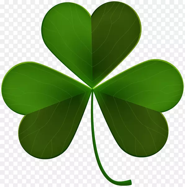 爱尔兰三叶草圣帕特里克节剪贴画-圣帕特里克