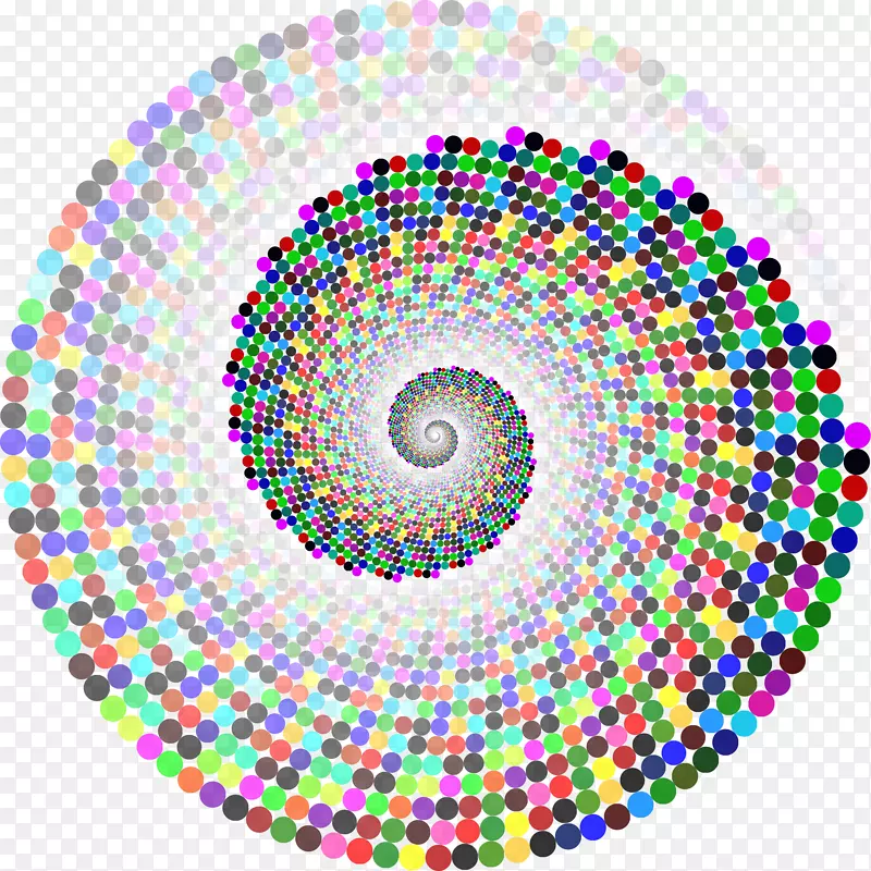 圆圈电脑图标彩色剪贴画圆圈摘要
