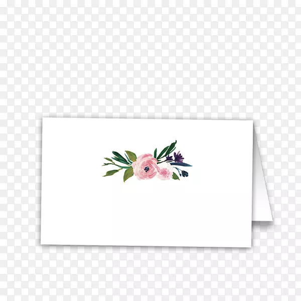 花卉设计花瓣叶水彩画婚礼