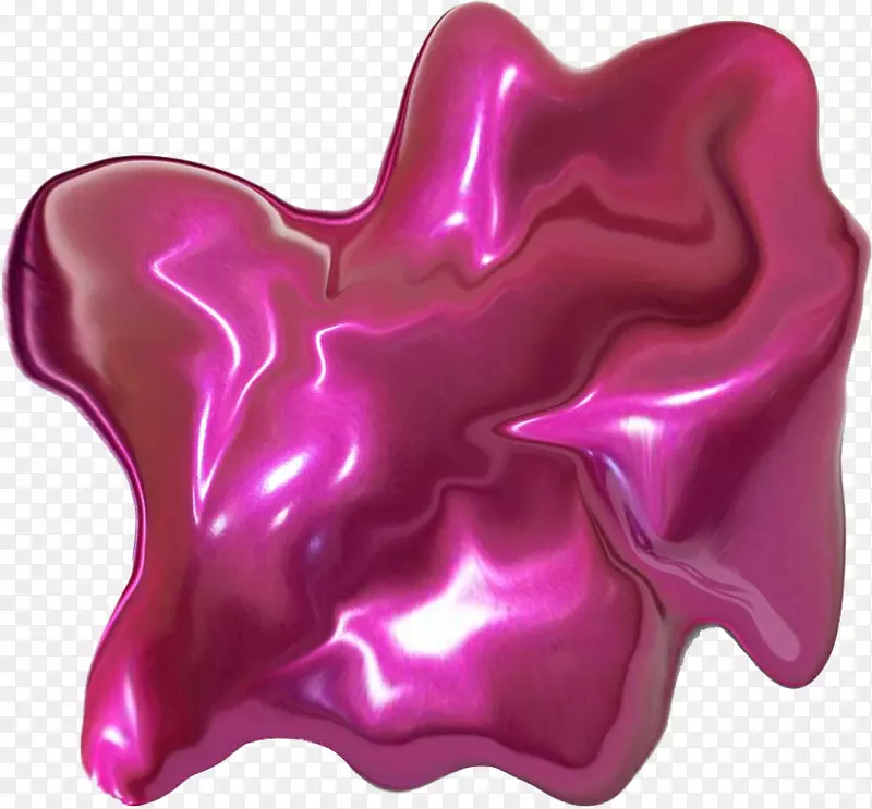 紫色粉红黏液
