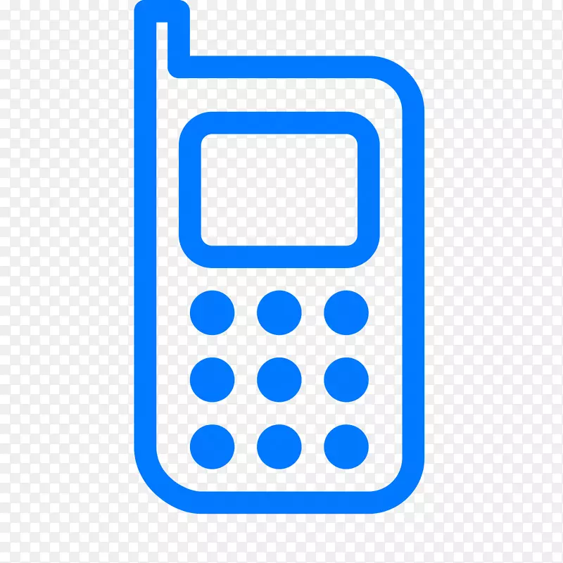 iPhone电话呼叫计算机图标主页和商务电话-电话图标