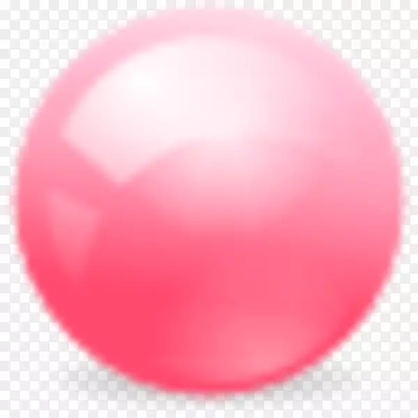 八球粉红夹子艺术-迪斯科球
