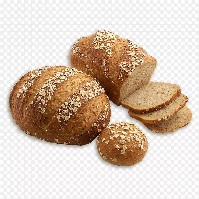 格雷厄姆面包黑麦面包淡镍棕色面包燕麦
