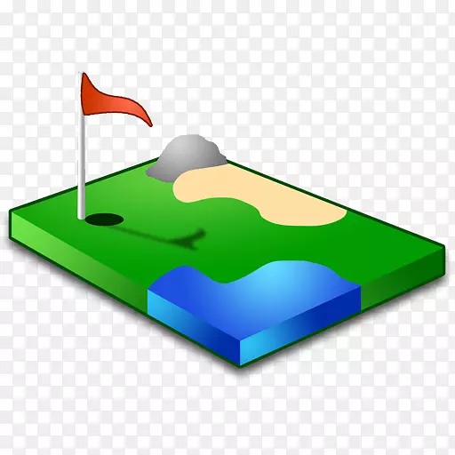 微型高尔夫电脑图标高尔夫球杆-高尔夫