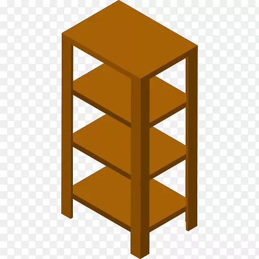 桌子家具架长方形书架