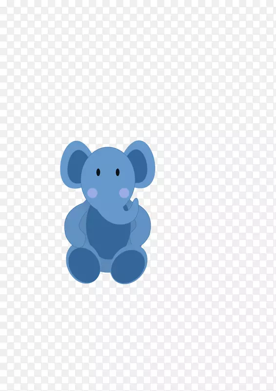 大象动画剪辑艺术-可爱的大象