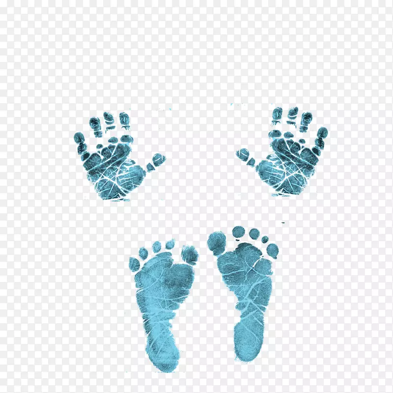 婴儿脚印橡皮图章