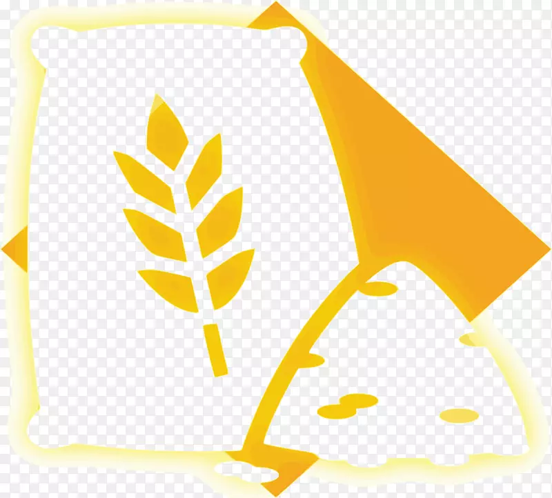 电脑图标谷物小麦食品剪贴画