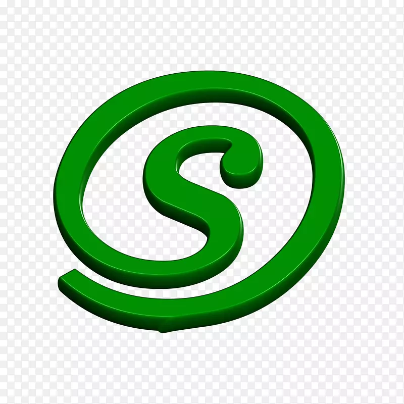 商标标志圈-绿色圆圈
