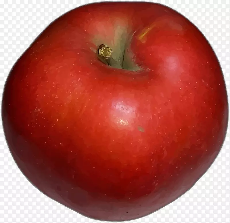 苹果麦金托什剪贴画-红苹果