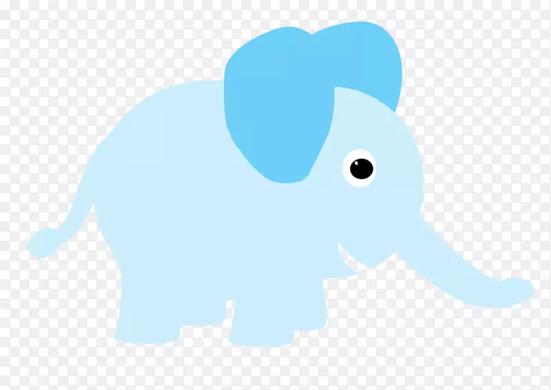 脊椎动物大象卡通片艺术-小象