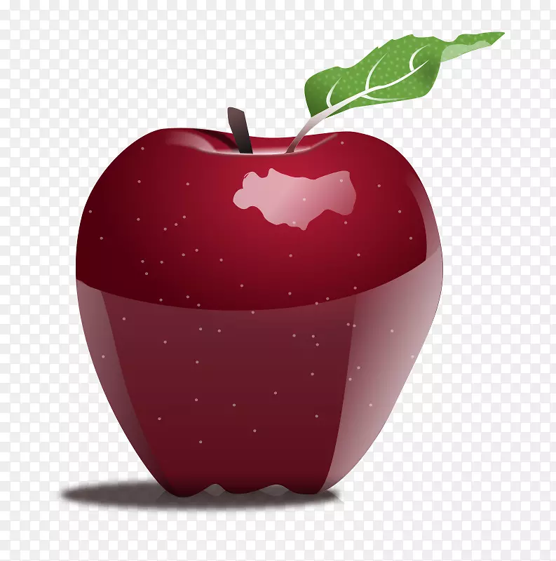 苏拉特苹果汁剪辑艺术-红苹果