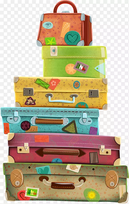 手提箱旅行行李夹艺术手提箱