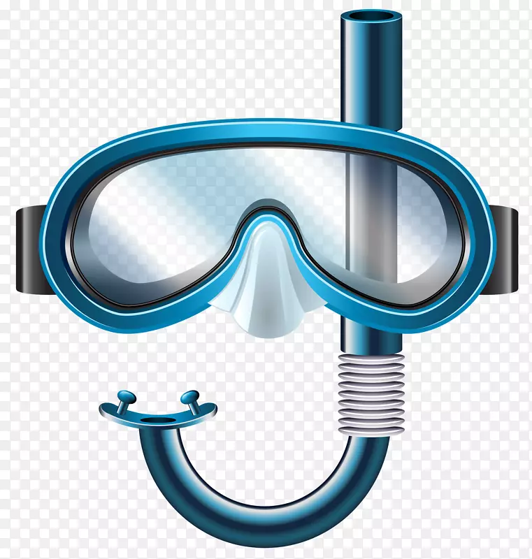 潜水和潜水面罩潜水水下潜水剪辑艺术面具