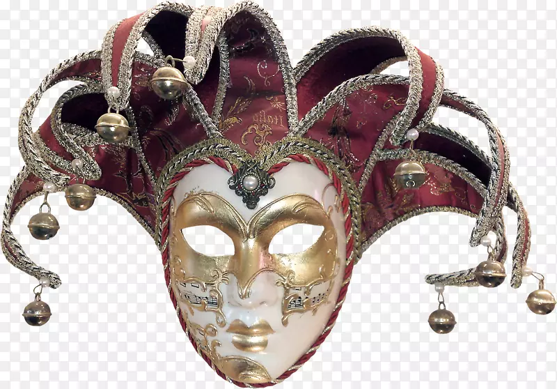 欧洲面具狂欢节小丑面具