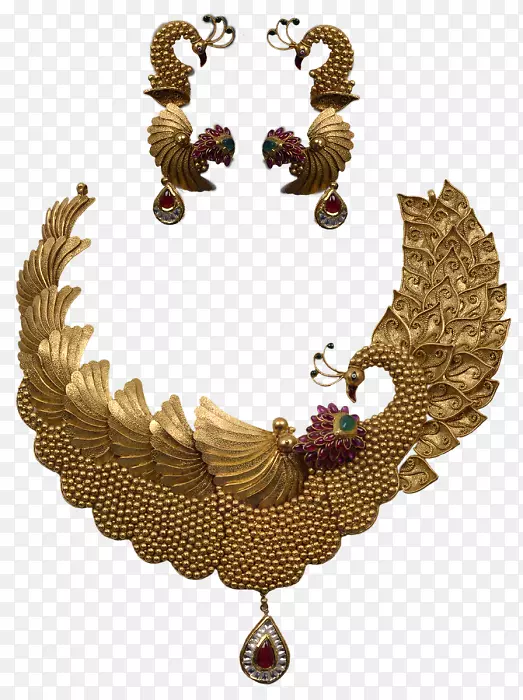 耳环珠宝项链新娘印度婚纱-印度婚礼