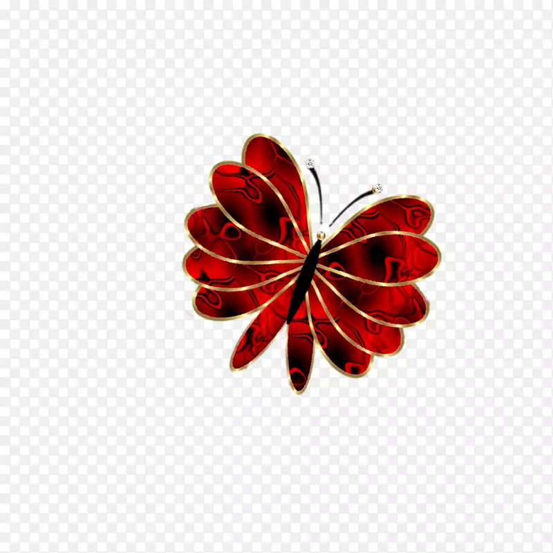蝴蝶艺术装饰剪贴画