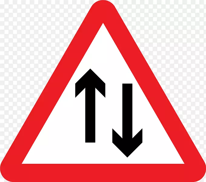 公路代码交通标志双向街道警示标志交通标志