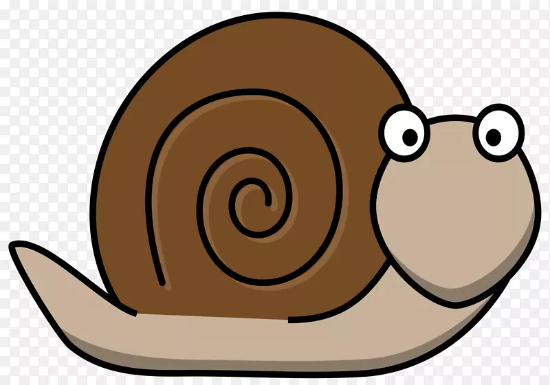 腹足蜗牛夹艺术-蜗牛