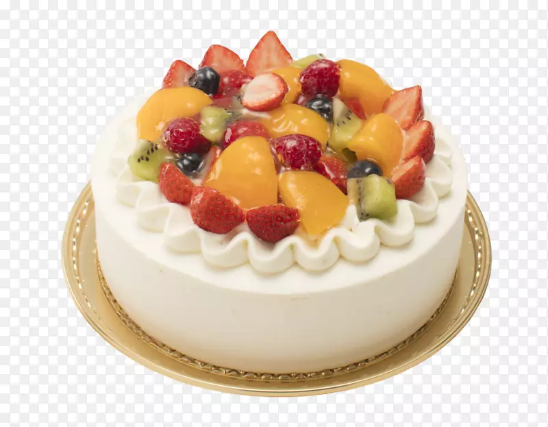 水果蛋糕奶油芝士蛋糕巧克力蛋糕-混合水果