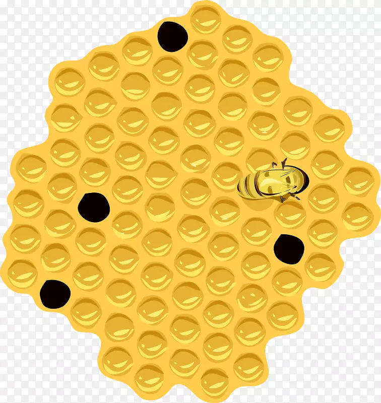 蜂巢蜜蜂绘画剪贴画-蜜蜂