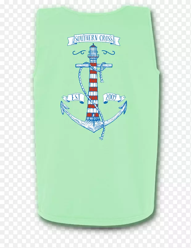 T-恤袖子，最南端的十字形服装提亚尔-礁