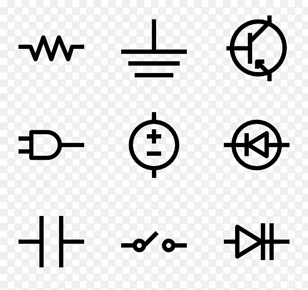 电子线路电气网络电子计算机图标电路