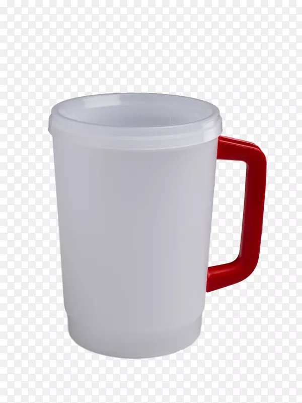 杯盖咖啡杯塑料手柄.杯子