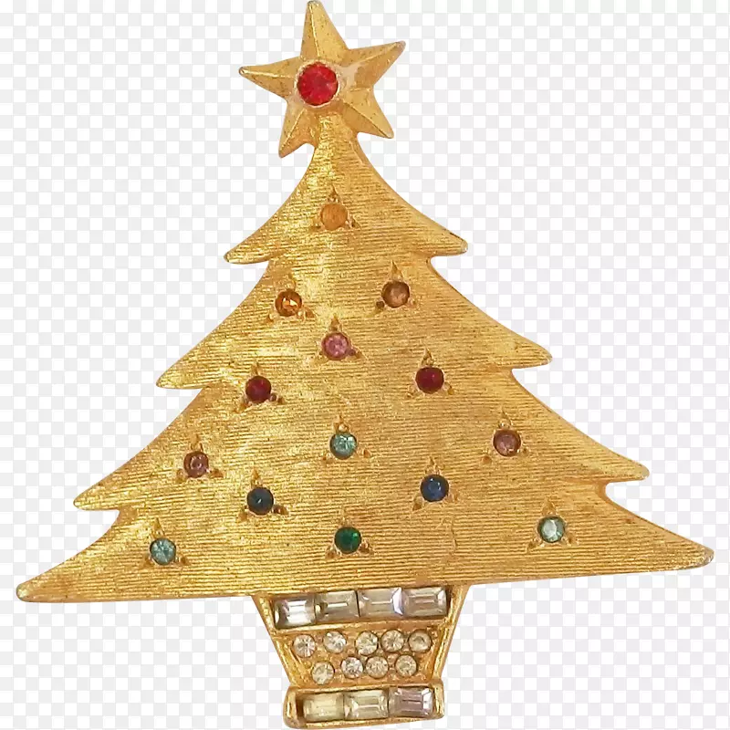 圣诞树装饰-胸针