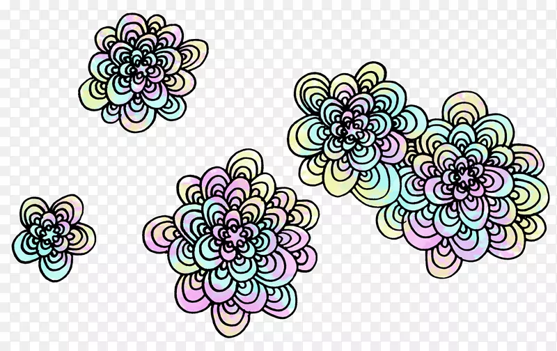 花卉艺术花卉设计图案-花纹