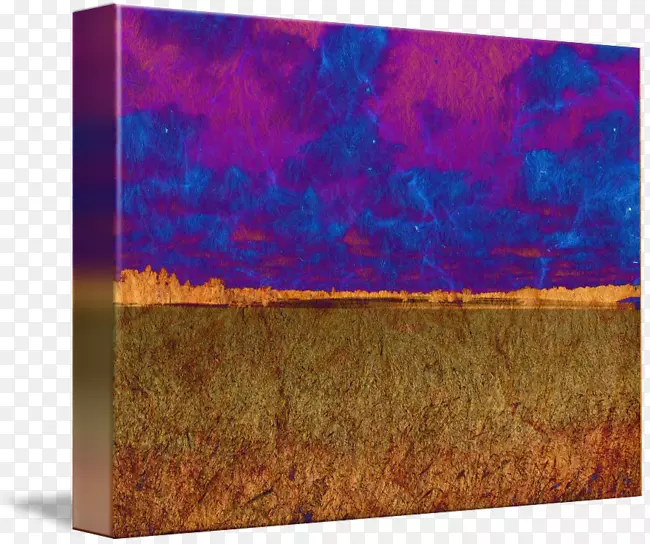 木材染色紫罗兰现代艺术-麦胚