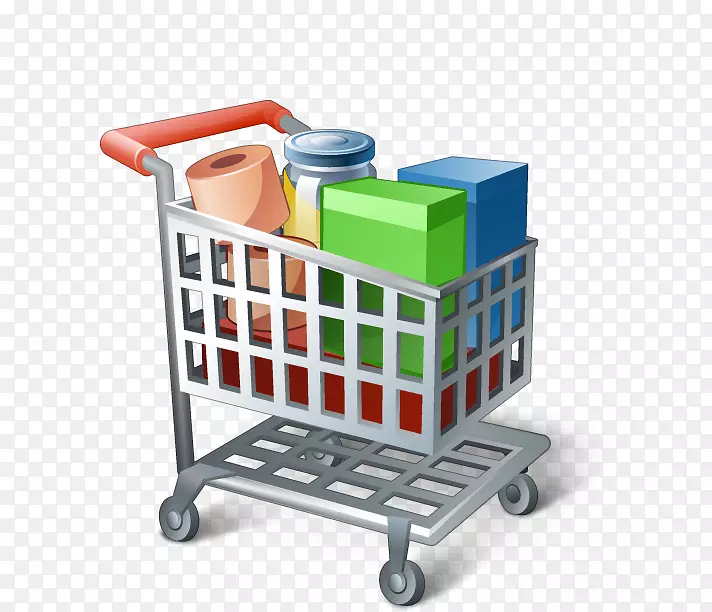 购物车软件电脑图标电子商务网上购物车