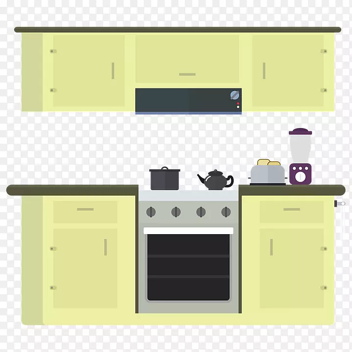 厨房橱柜烹饪范围排气柜