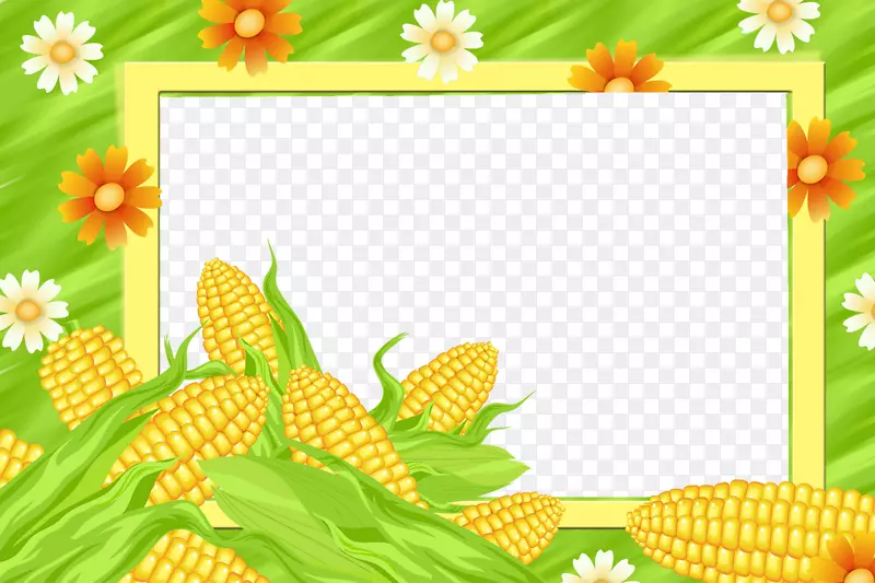 图片框玉米甜玉米