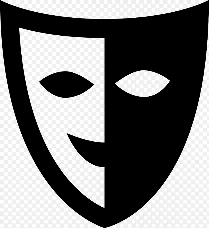 电脑图标喜剧戏剧-匿名面具