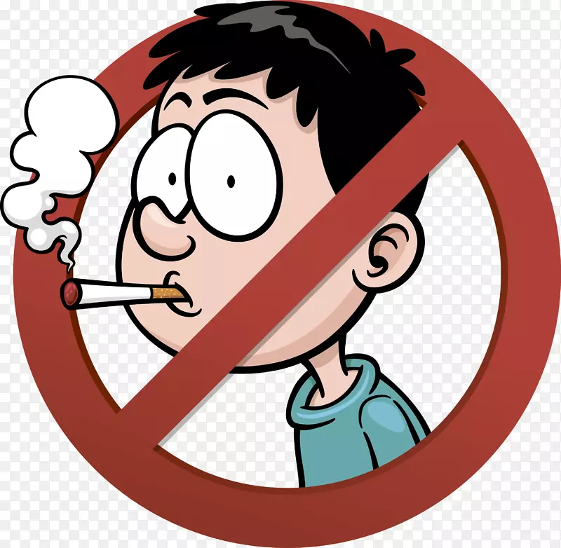 禁止吸烟-免费剪贴画-禁止吸烟