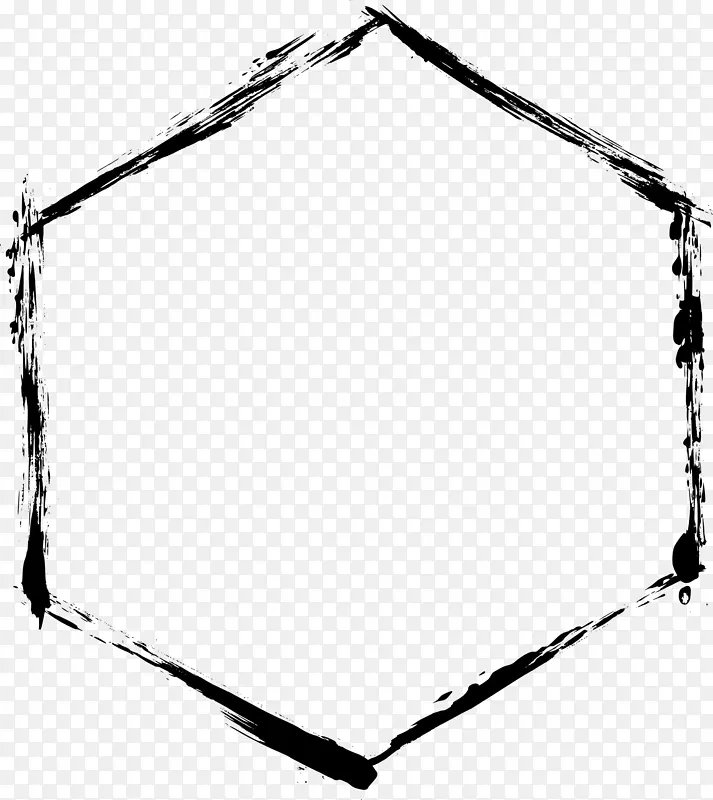 六角夹艺术圆框架