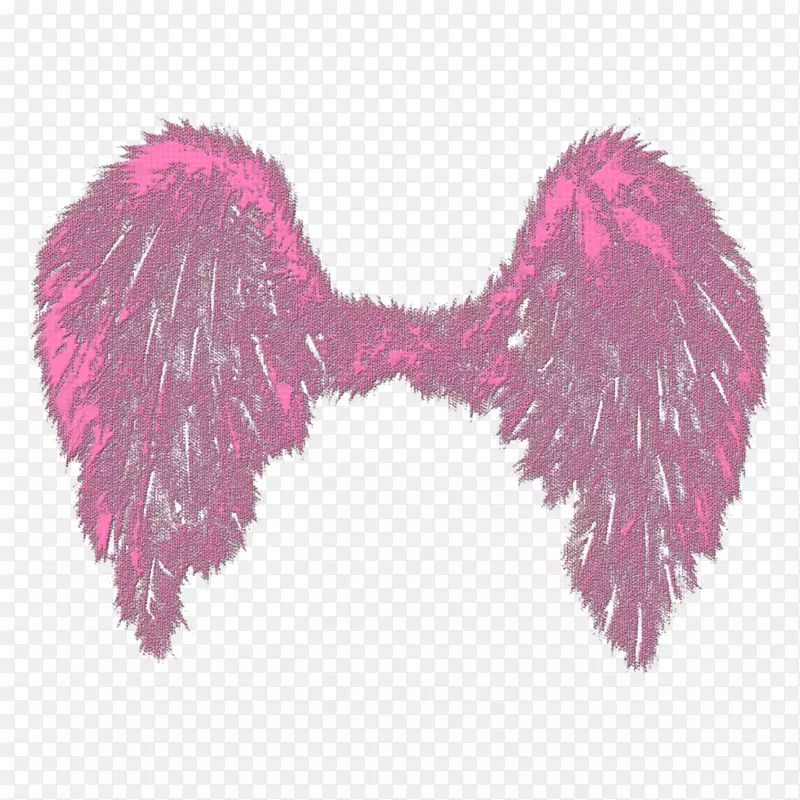 粉红翅膀剪贴画-天使翅膀