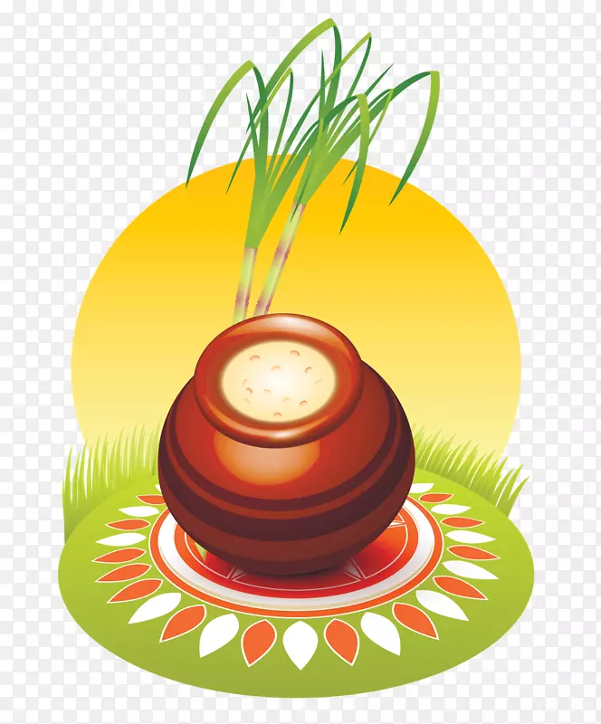 泰国Pongal makar Sankranti祝Lohri快乐-甘蔗