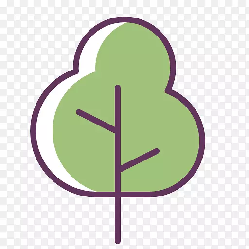 库珀城市计算机图标-绿色植物
