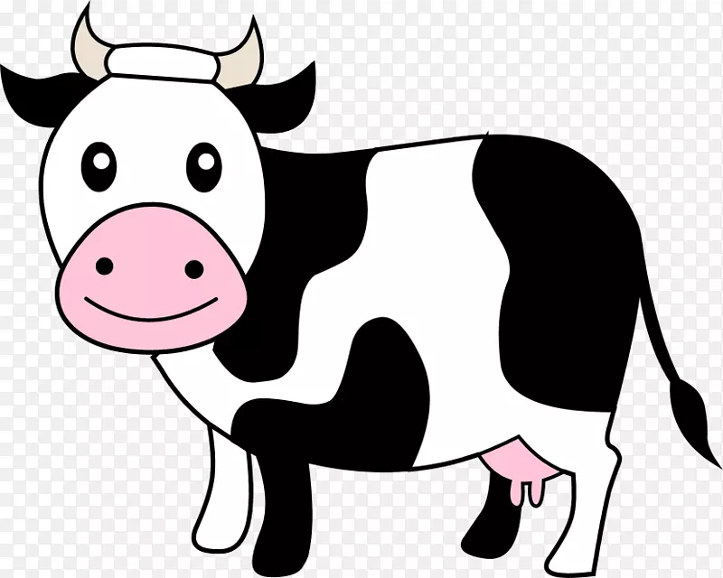 牛犊剪贴画-奶牛