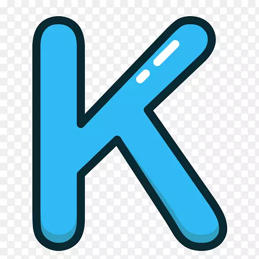 字母k计算机图标字母表.字母a