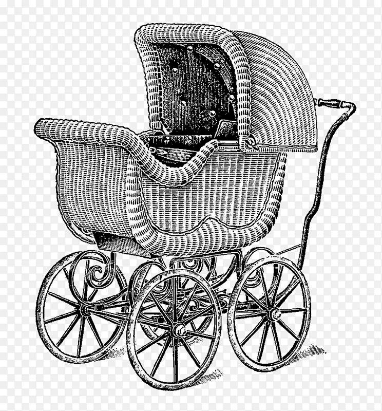 婴儿运输马车婴儿剪贴画.马车