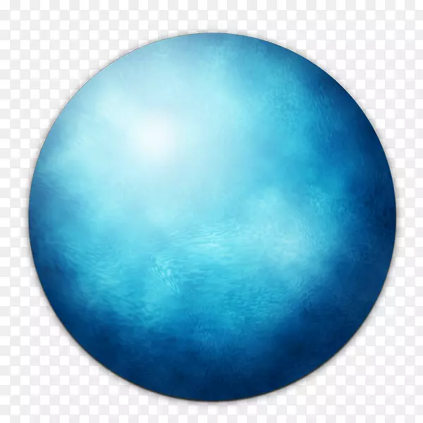 球体蓝月亮球