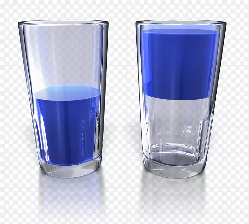 杯子是半空的还是半满的？乐观的世界观-水玻璃