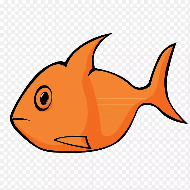 金鱼艺术剪贴画-金鱼