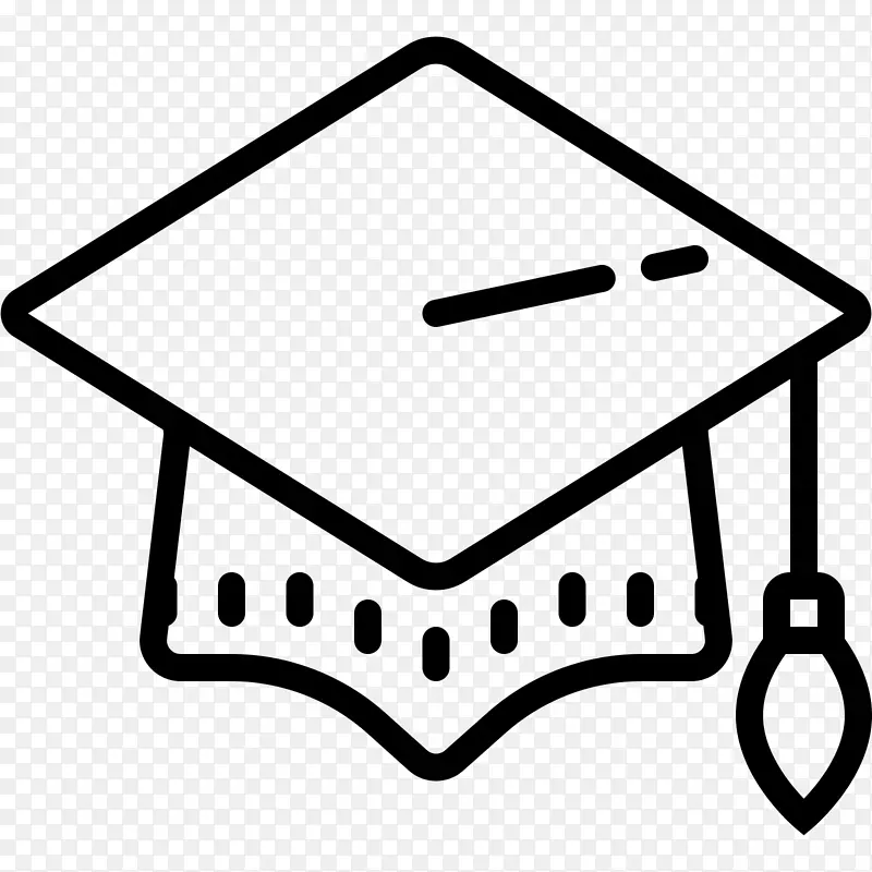 电脑图标教育毕业典礼文凭剪贴画-毕业帽