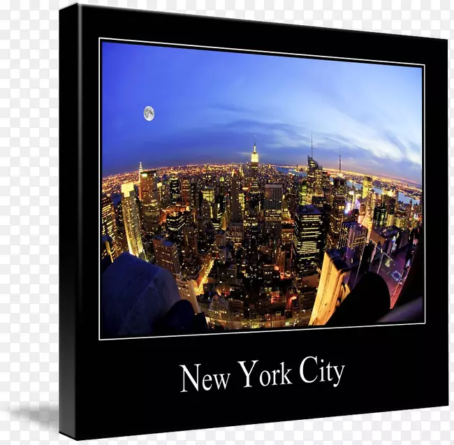 电视显示装置多媒体文字相框.纽约市