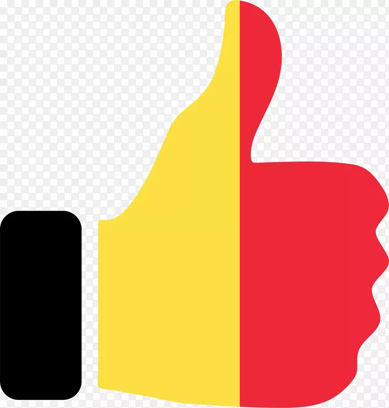 比利时电脑图标剪贴画-竖起拇指